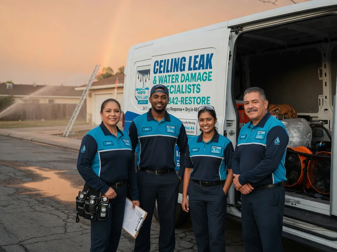 Ceiling Leak Cleanup company in Nemours, WV